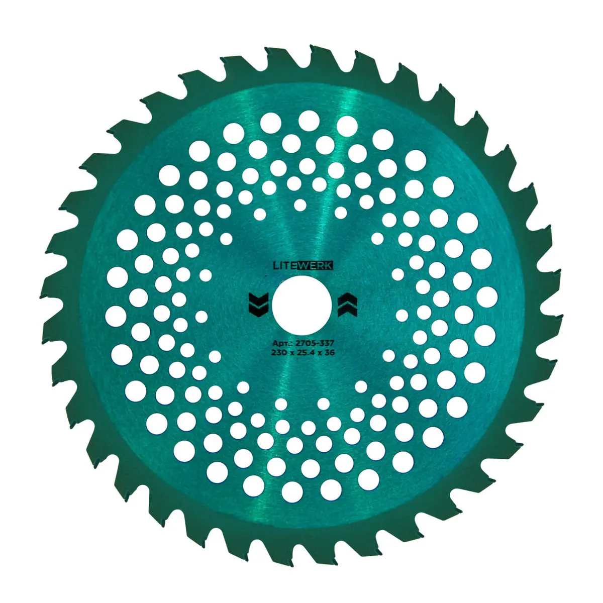 Диск для триммера 230 х 25.4 х 36 Green, п/к 25.4х22мм