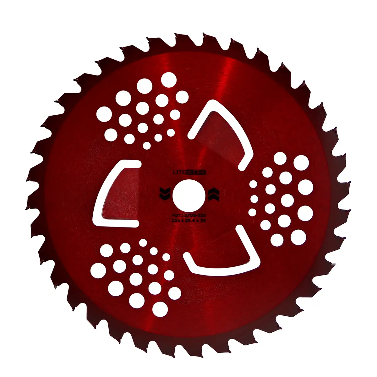 Диск для триммера 255 х 25.4 х 36 Red, п/к 25.4х22мм